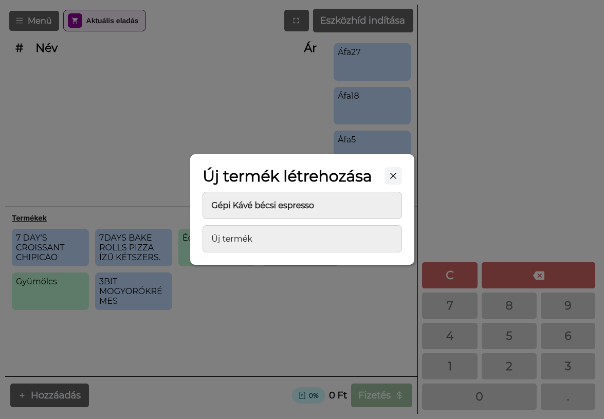 Kassza dialógus Nabu adatbázis találattal